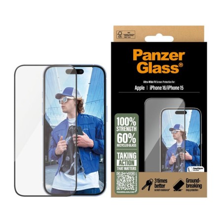 Screenprotect iphone 24 6.1in ultra-wide fit