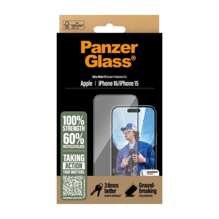 Screenprotect iphone 24 6.1in ultra-wide fit