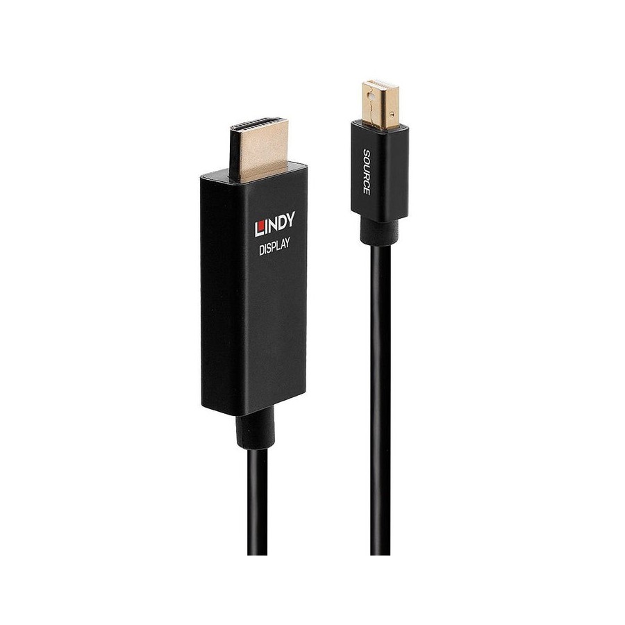 Lindy 40921 cable 1 m mini displayport hdmi negro