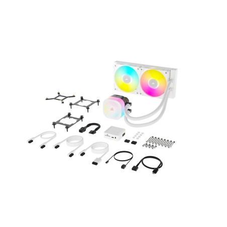 Refrigeración  corsair icue link titan 240 rx rgb por agua blanco cw-9061020-ww