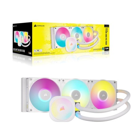 Refrigeración  corsair icue link titan 360 rx rgb líquida cw-9061021-ww