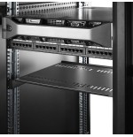 Startech paquete de 2 - bandejas 1u ventiladas para rack de 19 pulgadas - capacidad 20kg - 40cm/16" de profundidad
