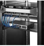Startech paquete de 2 - bandejas 1u ventiladas para rack de 19 pulgadas - capacidad 20kg - 40cm/16" de profundidad