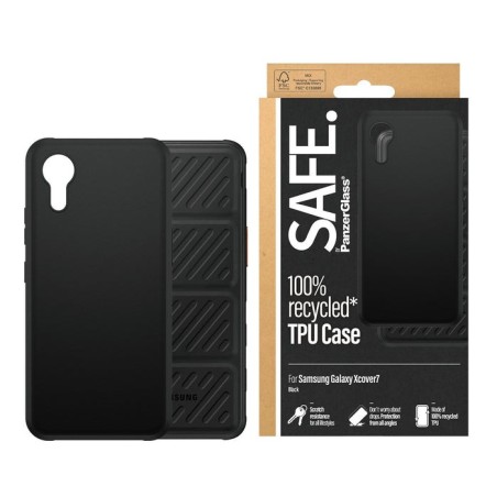 Panzerglass safe. by tpu case samsung galaxy xcover 7 - black funda para teléfono móvil transparente