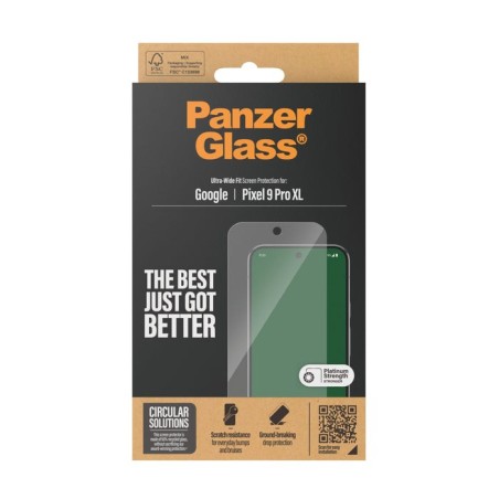 Panzerglass screen protector google new pixel 8 pro ultra-wide fit