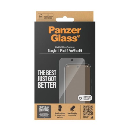 Panzerglass screen protector google new pixel 8 ultra-wide fit