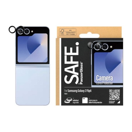 Panzerglass safe. camera lens protector for samsung galaxy z flip6 negro