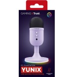 Trust gxt 234p yunix púrpura micrófono de superficie para mesa
