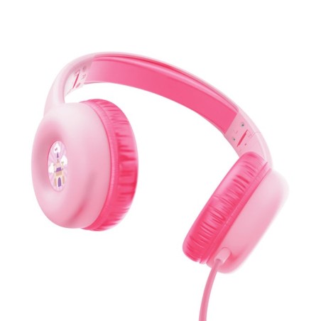 Trust nouna auriculares alámbrico diadema llamadas/música rosa