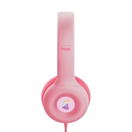 Trust nouna auriculares alámbrico diadema llamadas/música rosa