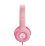Trust nouna auriculares alámbrico diadema llamadas/música rosa