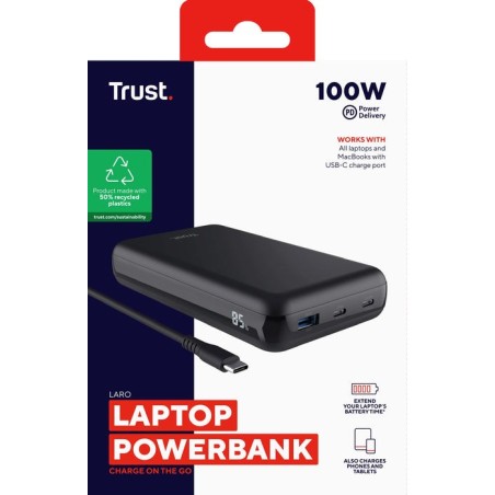 Power bank usb 100w laptop/laro 25240 trust