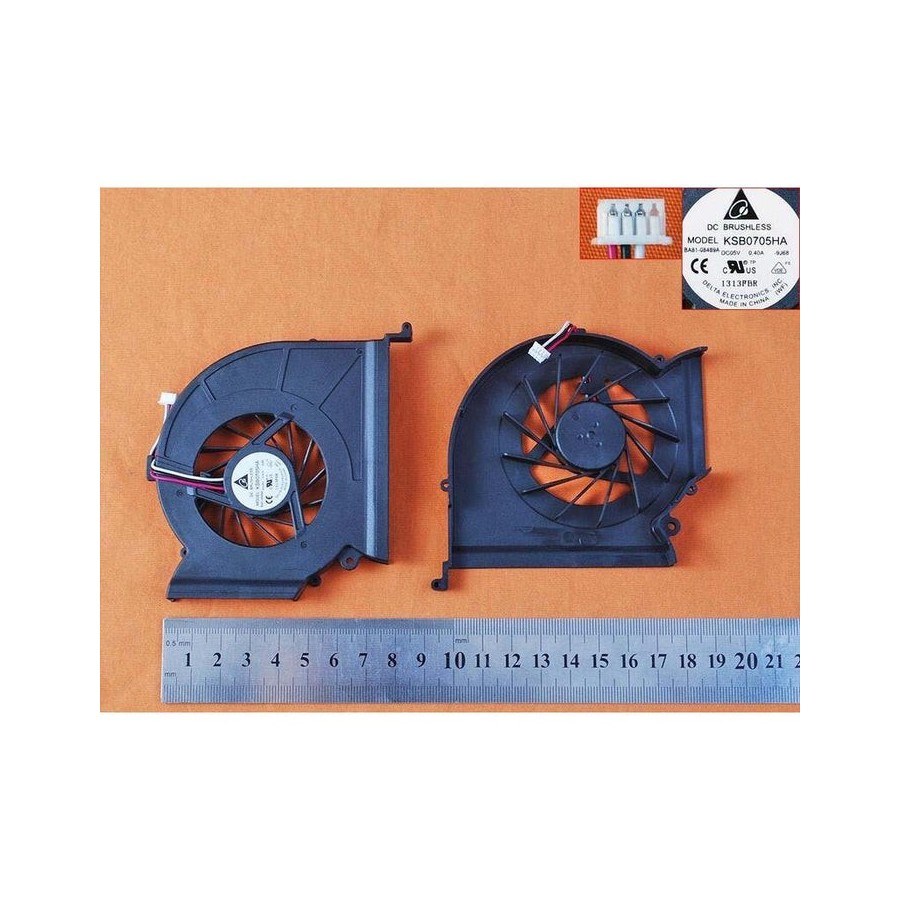 Ventilador para portátil samsung r780 r770 r750 r730