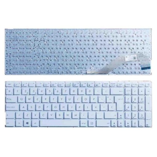 Teclado para portátil asus x540 x540l blanco