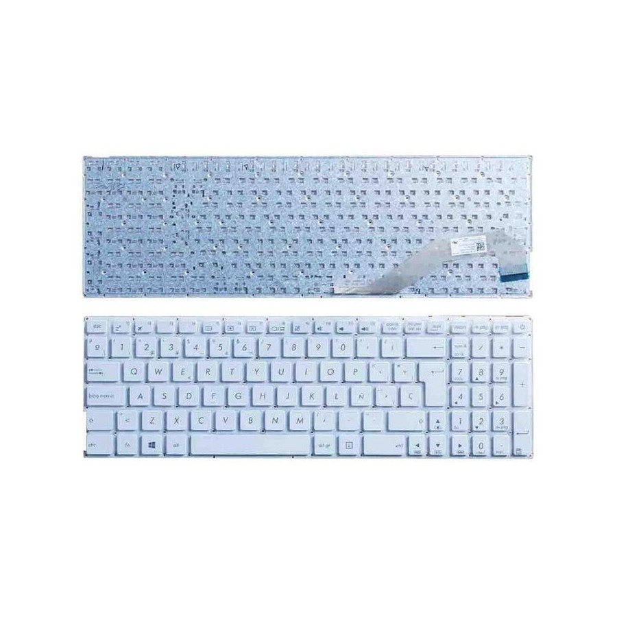 Teclado para portátil asus x540 x540l blanco