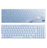 Teclado para portátil asus x540 x540l blanco