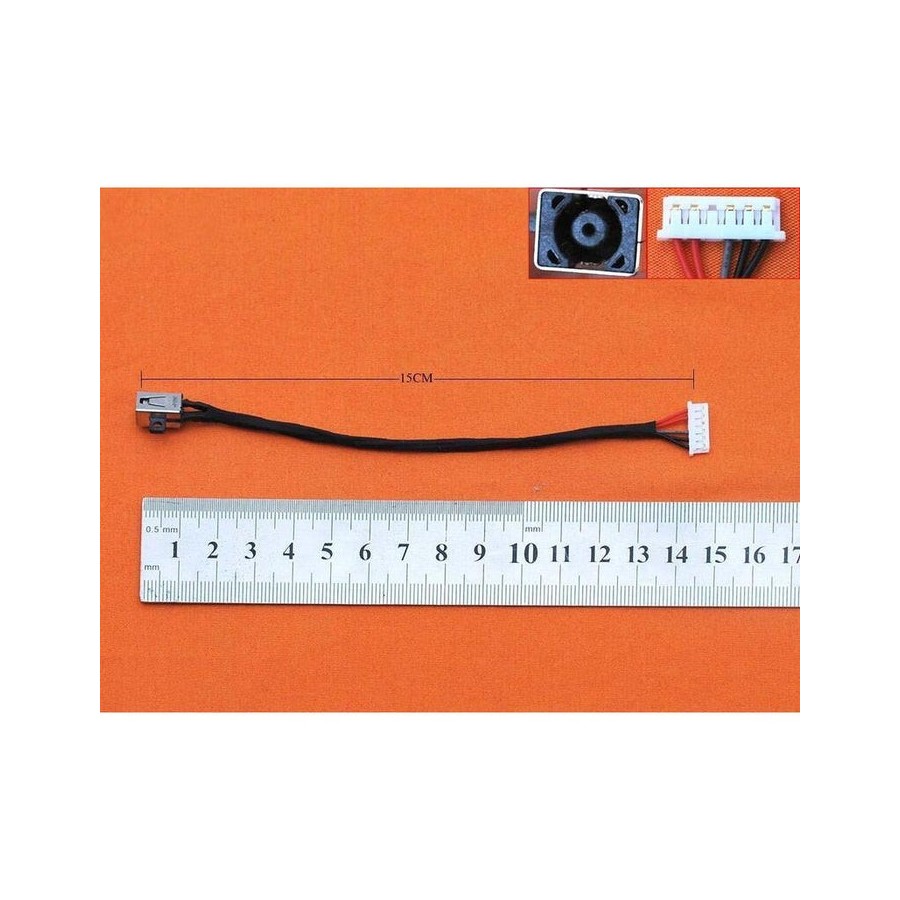 Conector dc jack para portátil dell inspiron 14 3451 14 i3451 14 3452 pj847