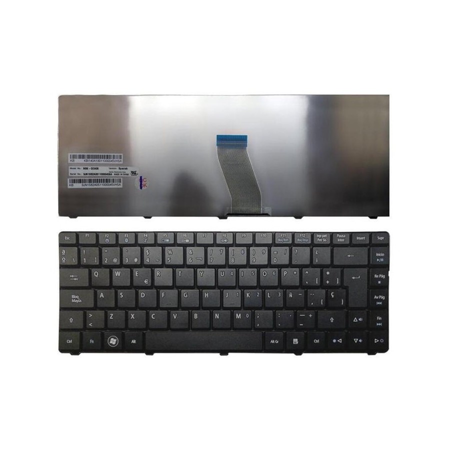 Teclado para portátil acer aspire 4732z emachines d725 d525 gateway nv40 nv42 nv44