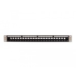Delock 19"keymone patchpanel 24port negro
