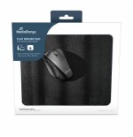 Mediarange mros253 alfombrilla para ratón negro 250x220x3mm