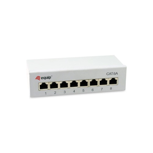 Equip patchpanel 8x rj45 cat6a ftp 1he keymone montage gr