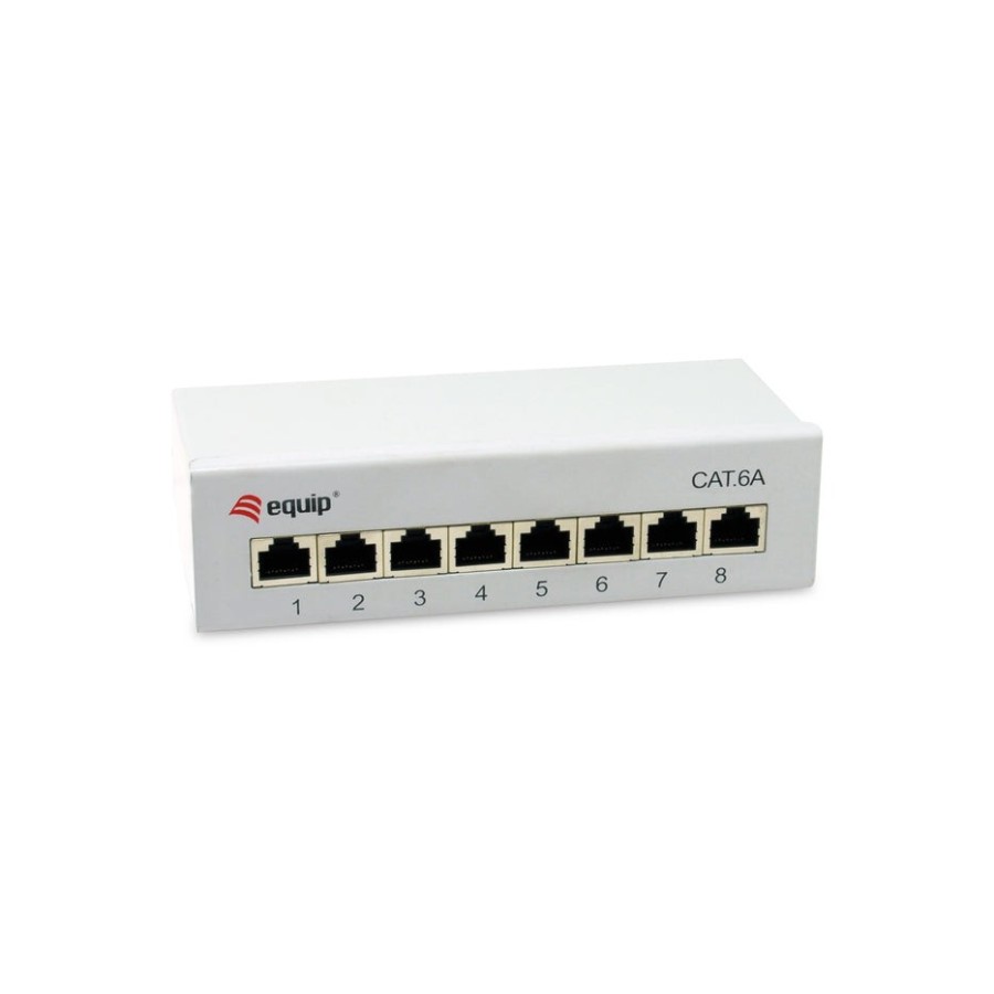 Equip patchpanel 8x rj45 cat6a ftp 1he keymone montage gr
