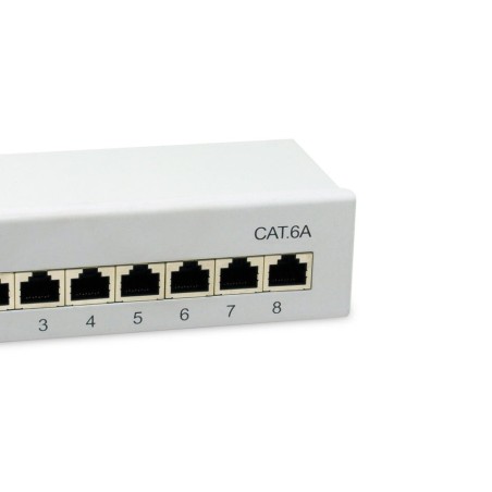 Equip patchpanel 8x rj45 cat6a ftp 1he keymone montage gr