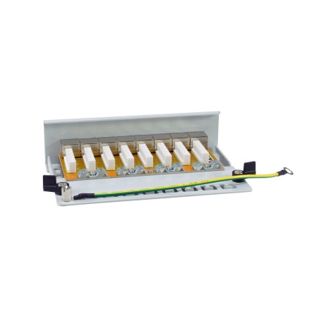Equip patchpanel 8x rj45 cat6a ftp 1he keymone montage gr