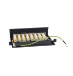 Equip patchpanel 8x rj45 cat6a ftp 1he premium negro