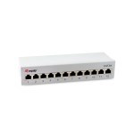 Equip patchpanel 12x rj45 cat6a ftp 1he premium gris claro