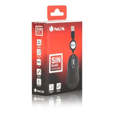 Ratón mini ngs sin hasta 1000 dpi