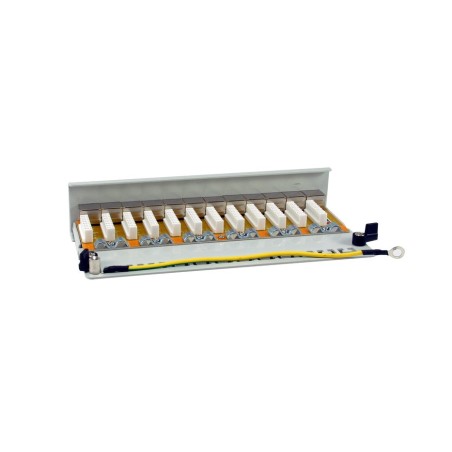 Equip patchpanel 12x rj45 cat6a ftp 1he premium gris claro