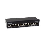 Equip patchpanel 12x rj45 cat6a ftp 1he premium negro