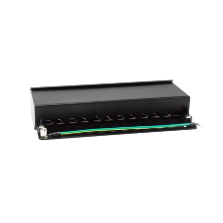 Equip patchpanel 12x rj45 cat6a ftp 1he premium negro