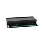 Equip patchpanel 12x rj45 cat6a ftp 1he premium negro