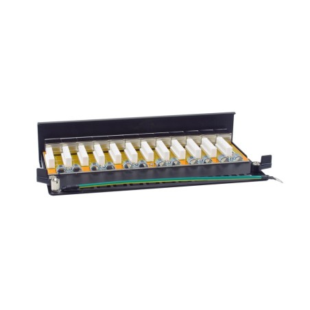 Equip patchpanel 12x rj45 cat6a ftp 1he premium negro