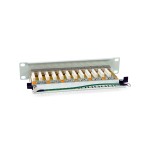 Equip patchpanel 12x rj45 cat6a 10" ftp 1he premium gris claro