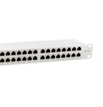 Equip patchpanel 48x rj45 cat6a 19" ftp 1he premium gris claro