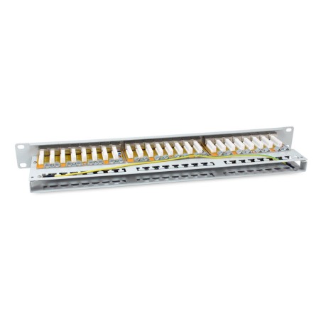 Equip patchpanel 48x rj45 cat6a 19" ftp 1he premium gris claro