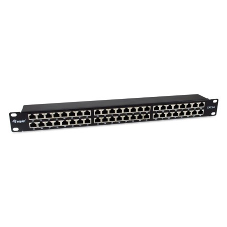 Equip patchpanel 48x rj45 cat6a 19" ftp 1he premium negro