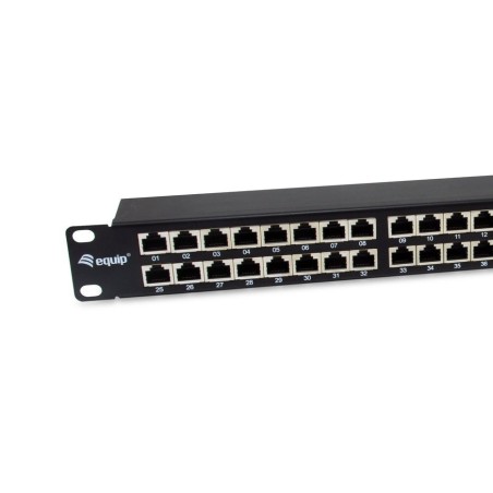 Equip patchpanel 48x rj45 cat6a 19" ftp 1he premium negro