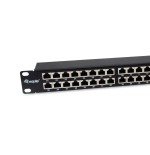 Equip patchpanel 48x rj45 cat6a 19" ftp 1he premium negro