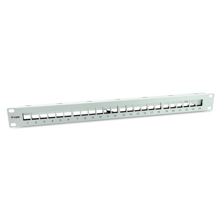 Equip patchpanel 24x cat6a 19" ftp 1he keymone montage ws