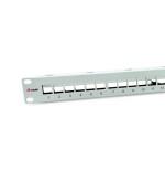 Equip patchpanel 24x cat6a 19" ftp 1he keymone montage ws