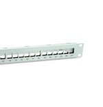 Equip patchpanel 24x cat6a 19" ftp 1he keymone montage ws