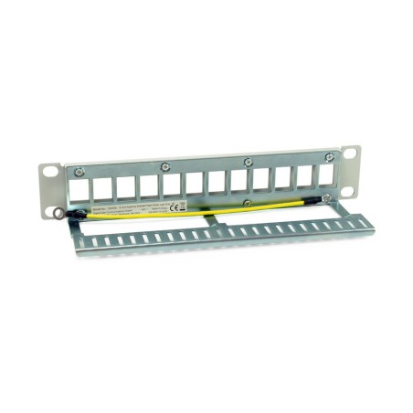 Equip patchpanel 12x cat6a 10" ftp 1he keymone montage ws