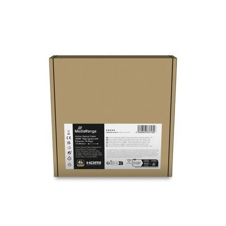 Cable  mediarange mrcs221 hdmi 10 m hdmi tipo a (estándar) negro