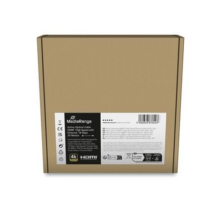 Cable  mediarange mrcs224  hdmi 20 m hdmi tipo a (estándar) negro