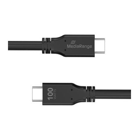 Cable mediarange mrcs218  usb usb 3.2 gen 1 (3.1 gen 1) 3 m usb c negro