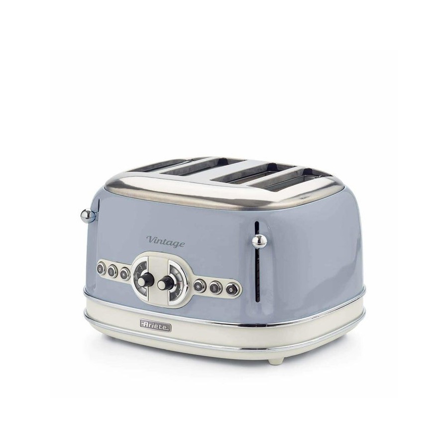 Ariete 0156/05 6 4 rebanada(s) 1600 w azul, cromo, blanco 156 0156bl